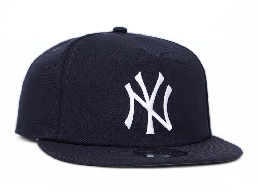 New York Yankees MLB Team Color Navy Golfer Unstructured Snapback Cap ...