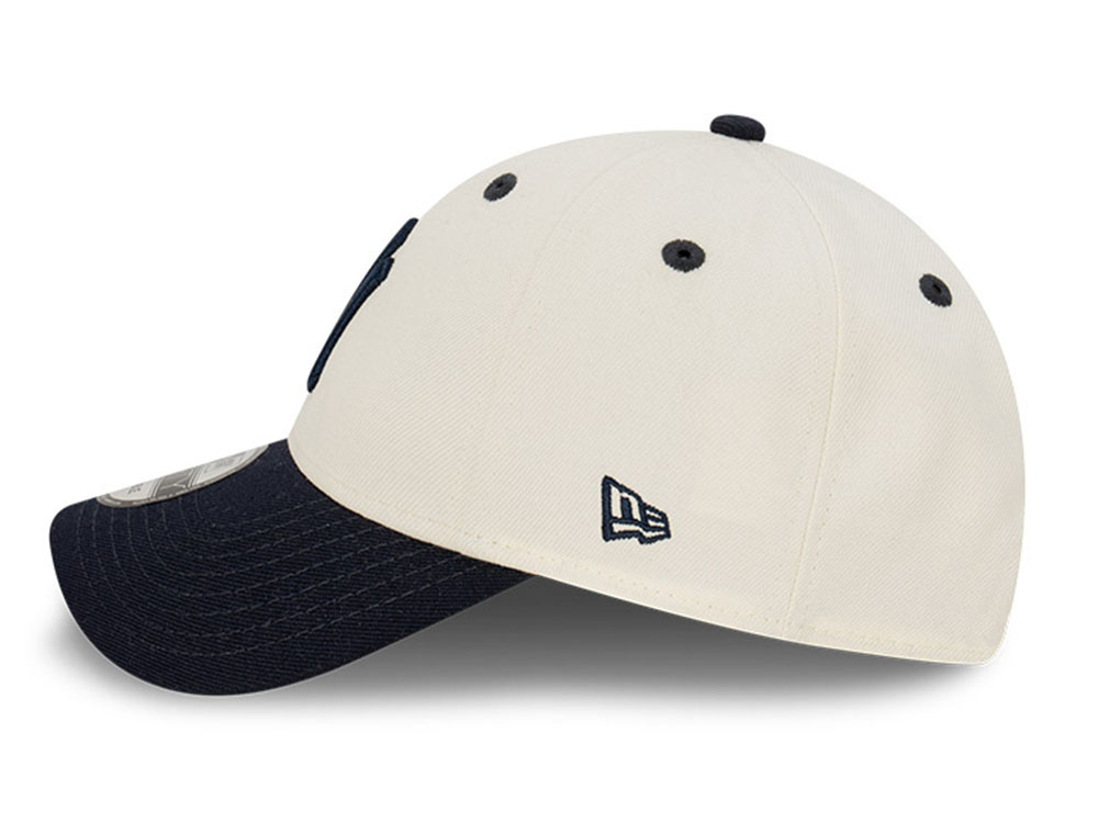 New York Yankees MLB Navy Chrome White 9FORTY Snapback Cap | New 