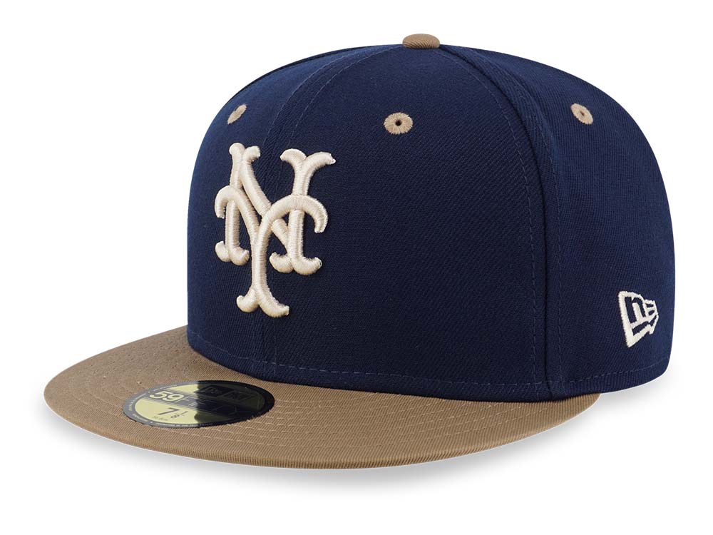 New York Mets MLB Cooperstown Oceanside Blue 59FIFTY Fitted Cap | New ...