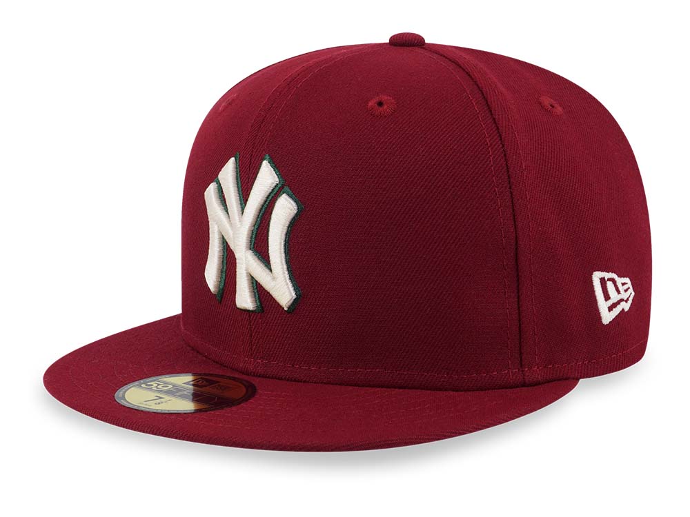 New York Yankees MLB Cooperstown Festival Pack Cardinal 59FIFTY Fitted ...