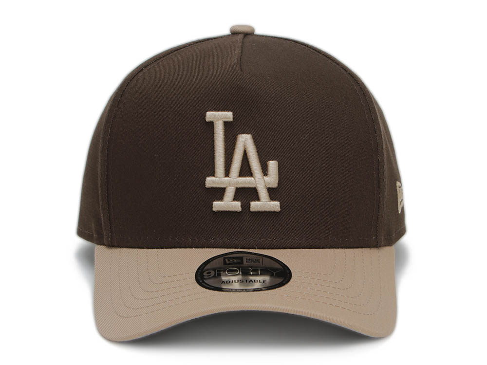 Los Angeles Dodgers MLB Toffee Walnut 9FORTY A-Frame Adjustable Cap ...