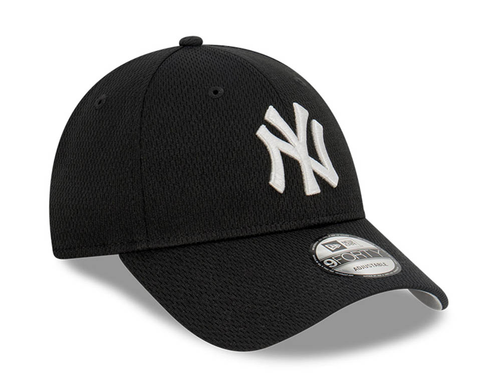 New York Yankees MLB Dash Black Cloud 9FORTY Adjustable Cap | New Era ...
