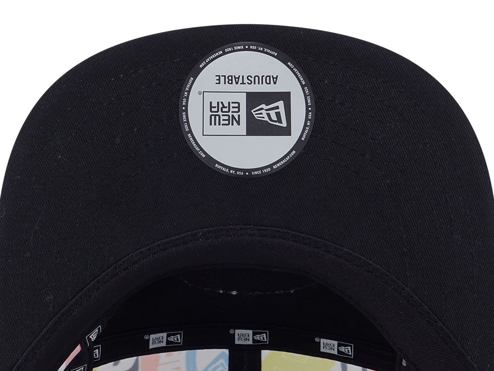 New Era Party Vibe Sticker Bombing Black Camper Hat | New Era Cap PH