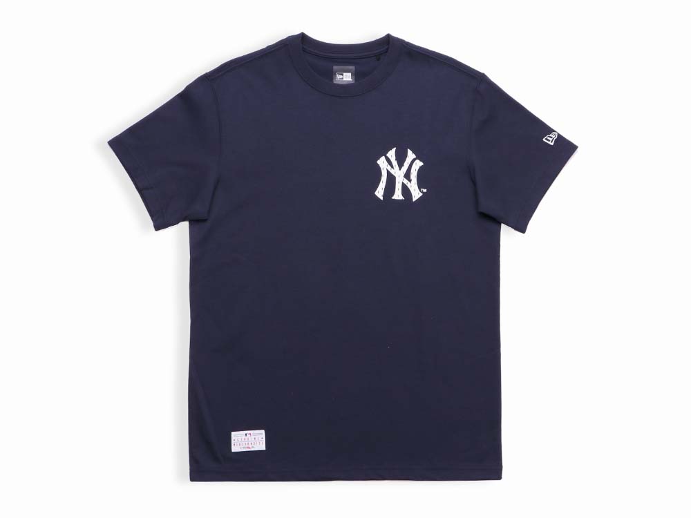 New York Yankees MLB Mesh Tee Navy Short Sleve Shirt | New Era Cap PH