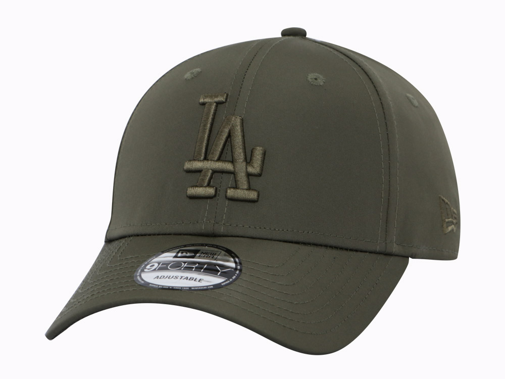 Los Angeles Dodgers MLB Tonal Nylon Olive Green 9FORTY Cap | New Era Cap PH