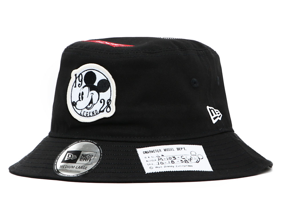Mickey Mouse Heritage Disney Black Bucket Hat | New Era Cap PH
