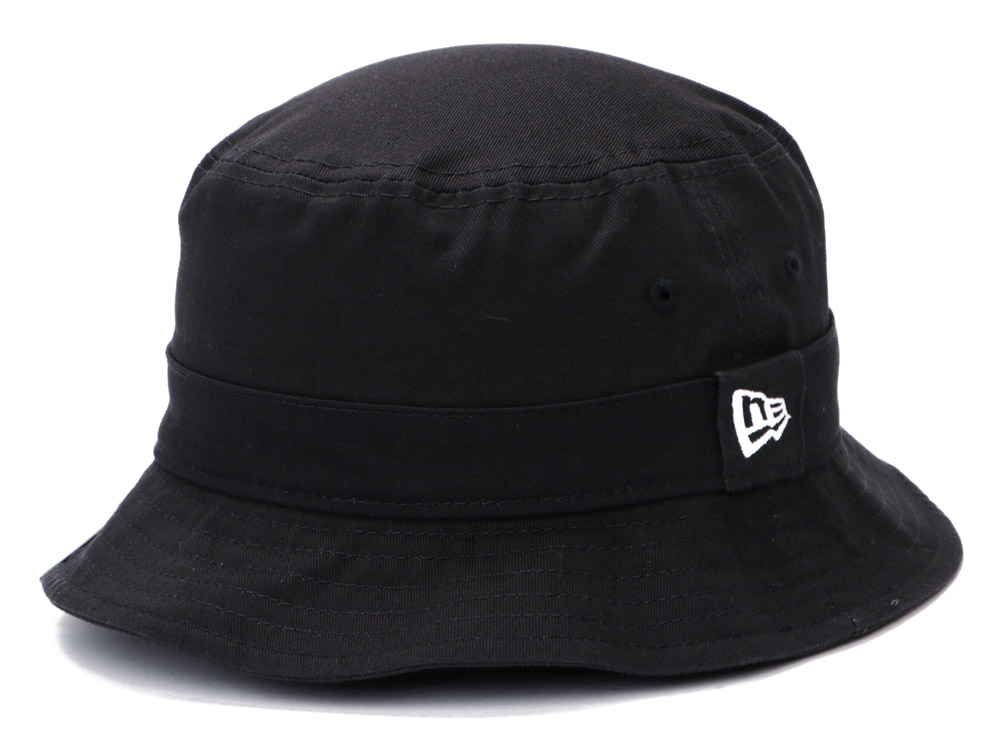 New Era Plains Black Bucket Hat (ESSENTIAL)
