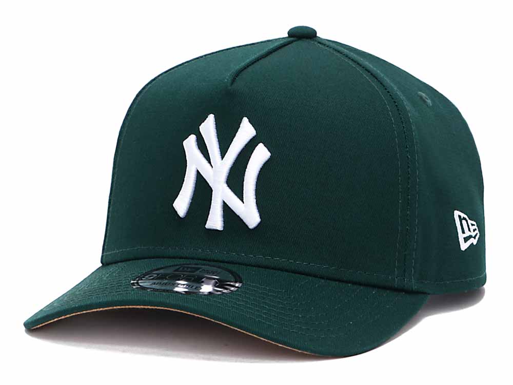 New York Yankees MLB Dark Green Wheat 9FORTY A-Frame Cap