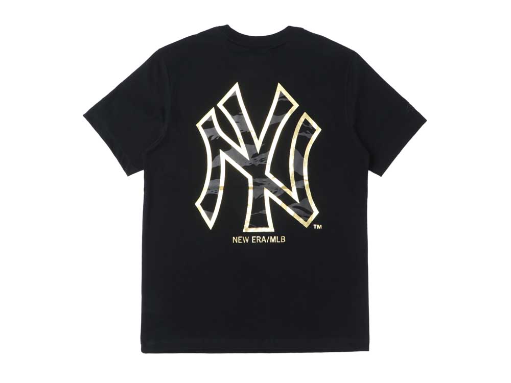 New York Yankees MLB Tiger Stripes Black Short Sleeve T-Shirt | New Era ...