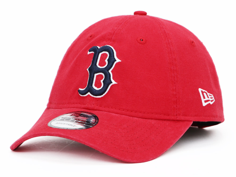 Boston Red Sox MLB Fan Gear Scarlet 9FORTY Unstructured Cap | New Era ...