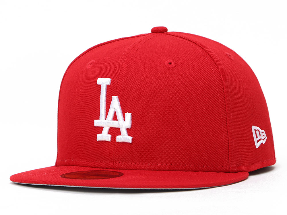  New Era 59Fifty MLB Basic Los Angeles Dodgers Scarlet