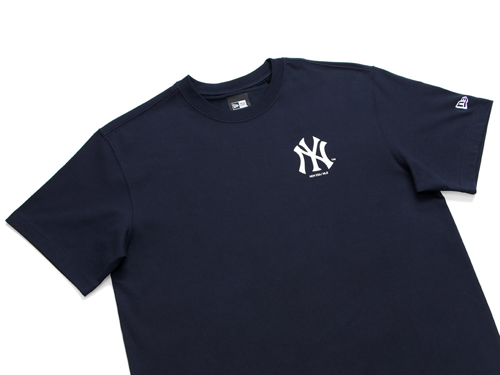 T-Shirt New Era Stack Logo MLB New York Yankees - Navy - men´s 