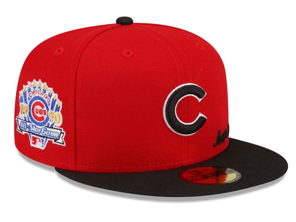 Chicago Cubs MLB x JUST DON Scarlet 59FIFTY Fitted Cap (LIMITED 