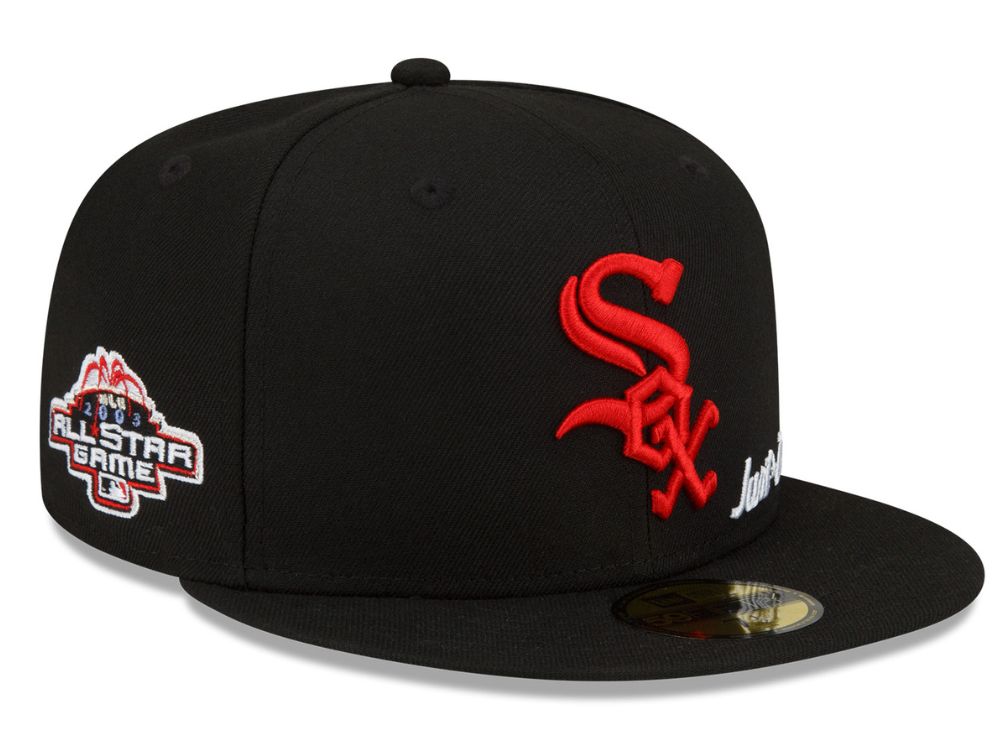 Chicago White Sox MLB x JUST DON Black 59FIFTY Fitted Cap (LIMITED
