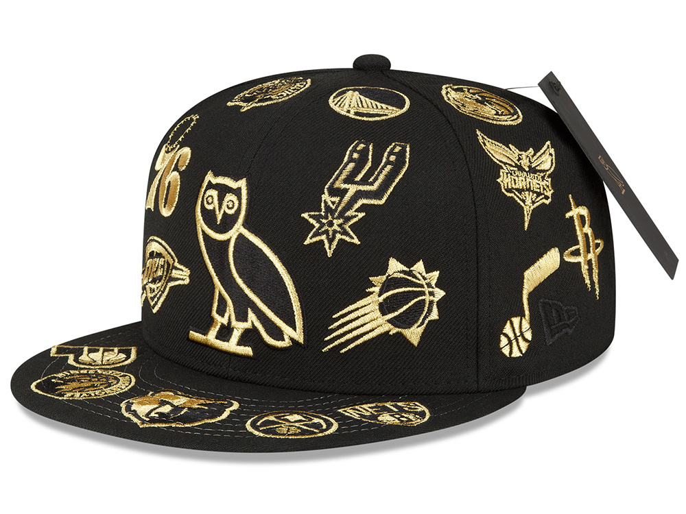OVO® x NBA OG Owl New Era® Black 59FIFTY® Fitted Cap (LIMITED & ONLINE