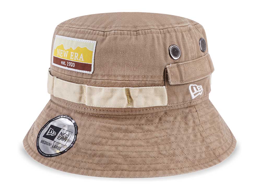 New Era Outdoor Label Khaki Adventure Bucket Hat