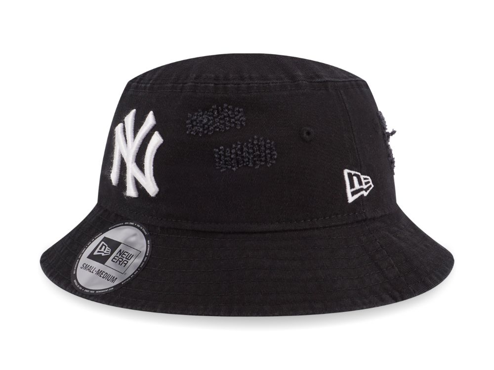 New York Yankees MLB Damage Black Bucket Hat