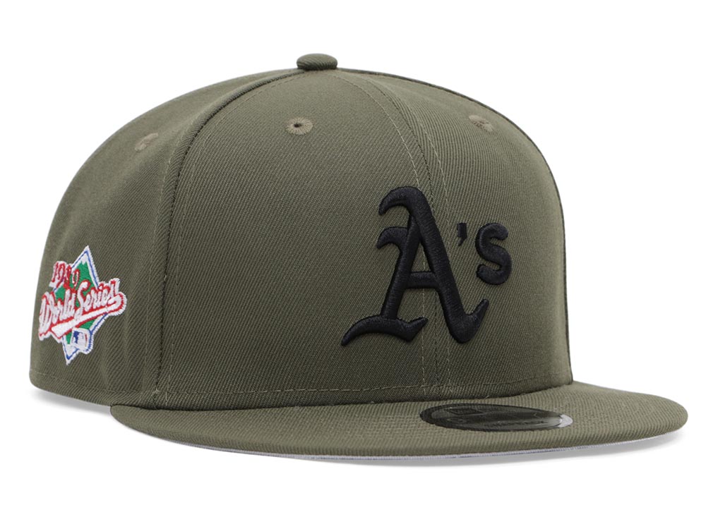 New Era Oakland Athletics MLB Olive 9FIFTY Snapback Hat