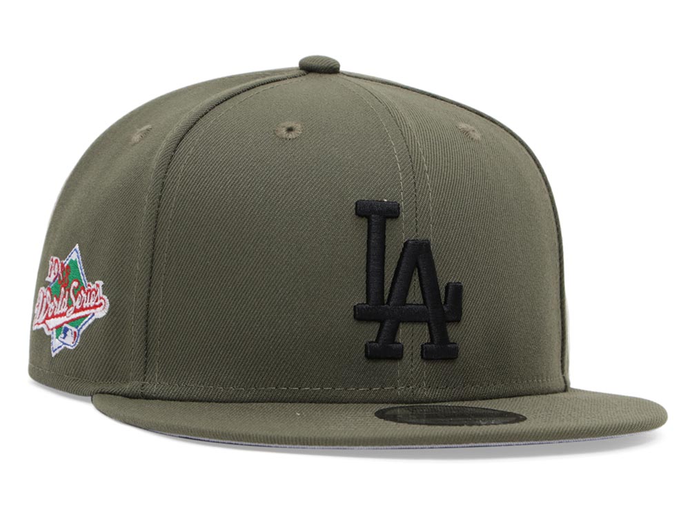 Los Angeles Dodgers MLB World Series Olive 9FIFTY Snapback Cap