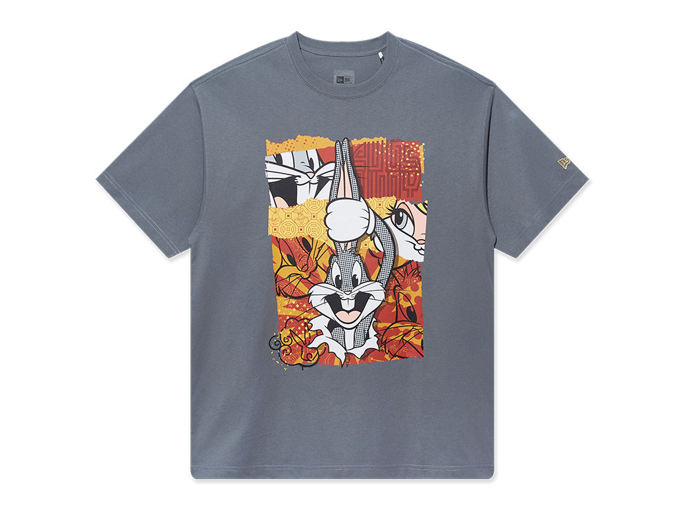 Bugs Bunny Looney Tunes Chinese New Year Entertainment Gray Short ...