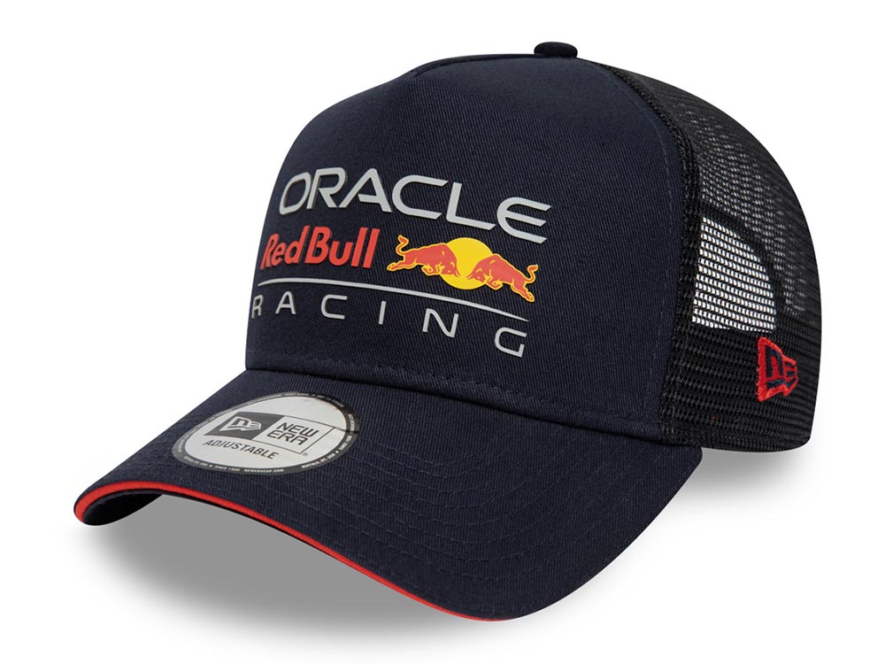 Red Bull F1 Racing Essential Navy 9FORTY A-Frame Adjustable Trucker Cap ...