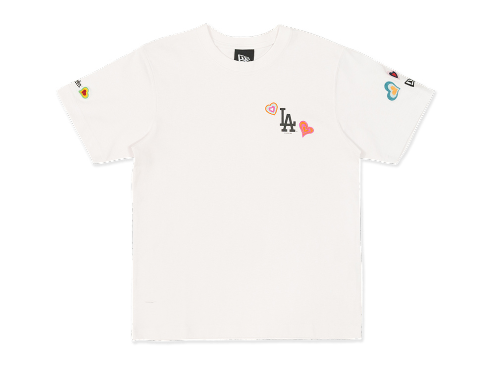 Unique dodgers raiders Tiny Heart Shape T-shirt - Jomagift