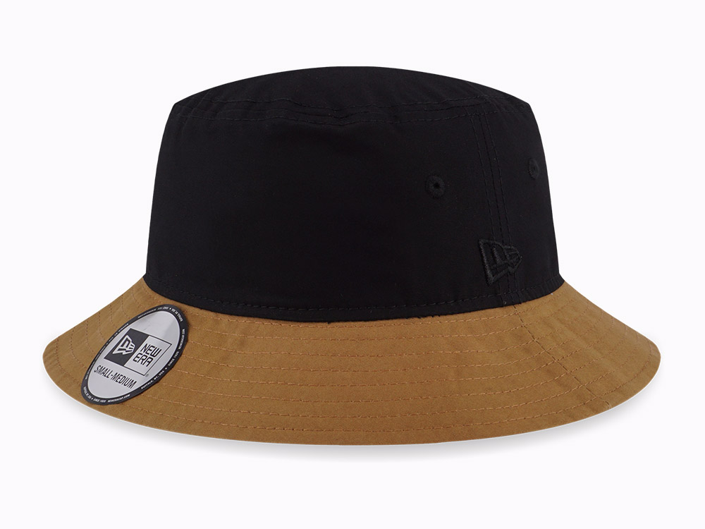 New Era British Millerain Khaki Black Bucket Hat