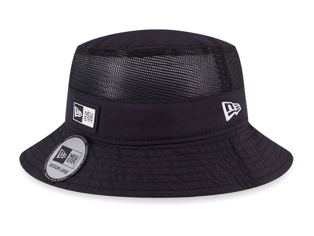 New Era Outdoor Mesh Black Bucket Hat