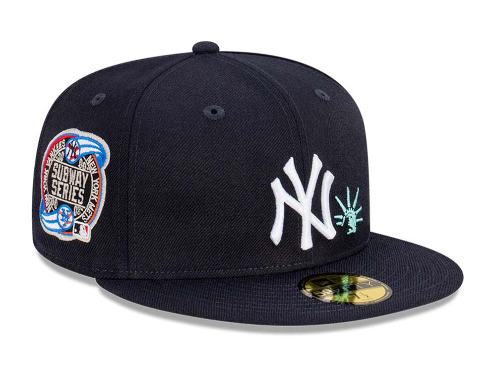 New York Yankees MLB Cooperstown Subway Series Liberty Navy 59FIFTY ...