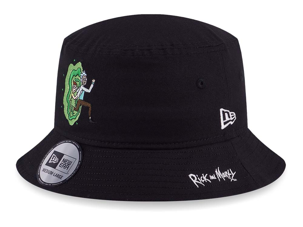 Rick Sanchez Rick & Morty Entertainment Black Bucket Hat | New Era Cap PH