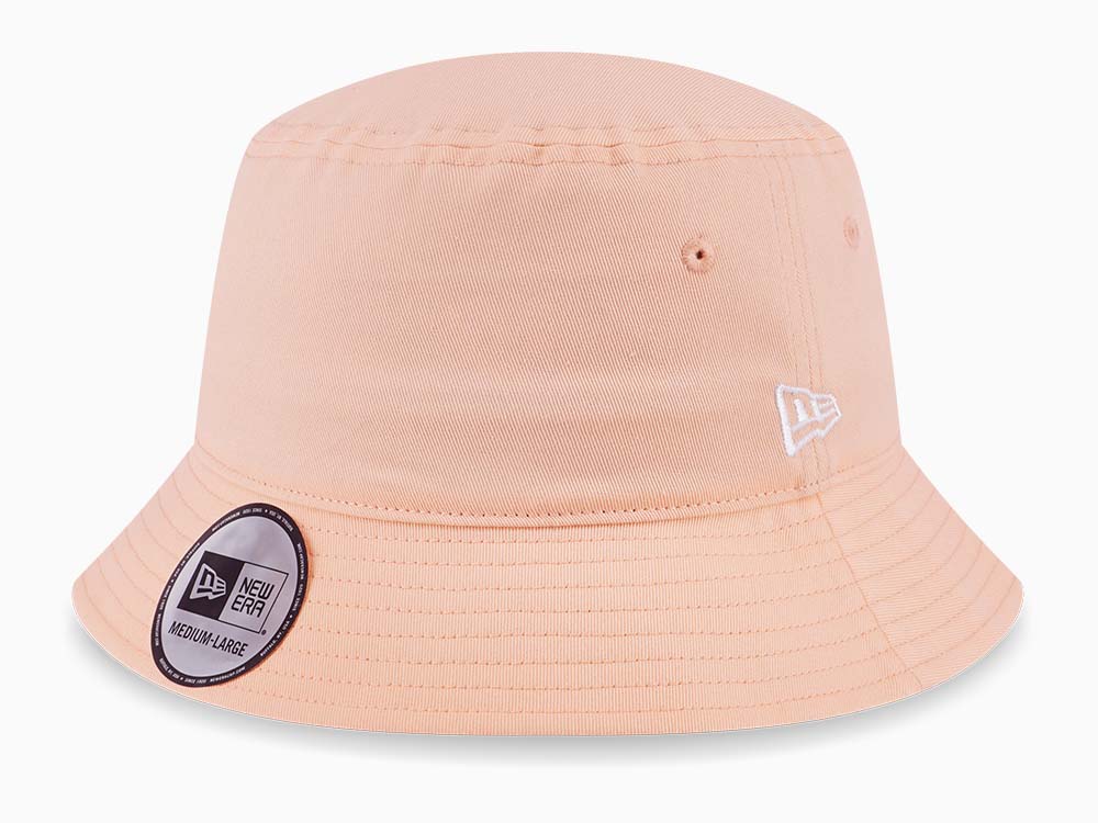 New Era Plain Peach Tapered Bucket Hat