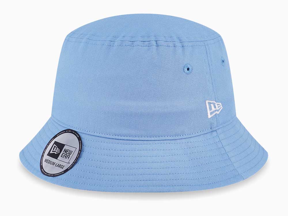 New Era Plain Carolina Blue Tapered Bucket Hat