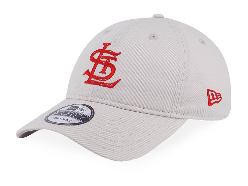 St Louis Cardinals TEAM-PRIDE Grey-Red Fitted Hat by New Era