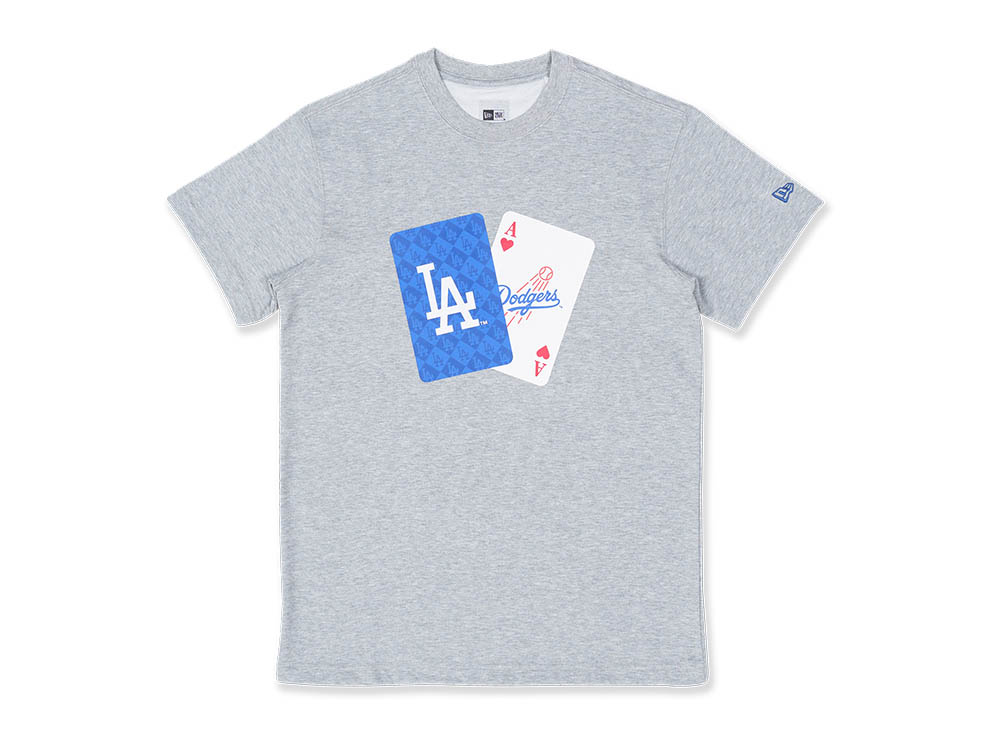 Official New Era LA Dodgers MLB Grey T-Shirt 374_263 374_263