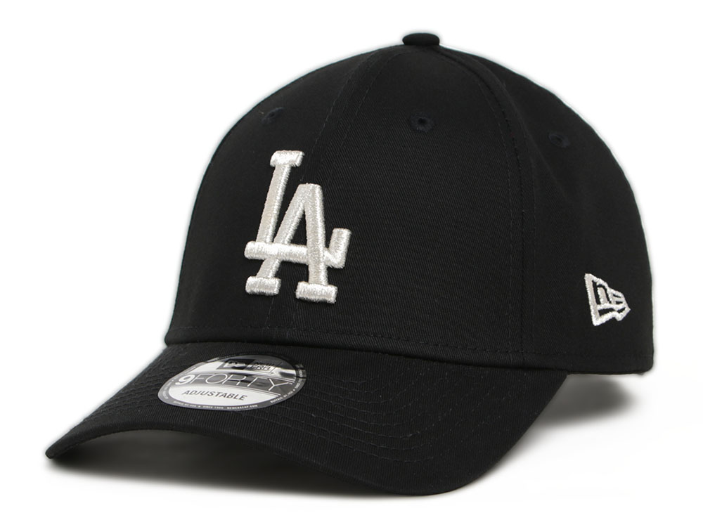 Los Angeles Dodgers MLB Silver Logo Black 9FORTY Cap | New Era Cap PH