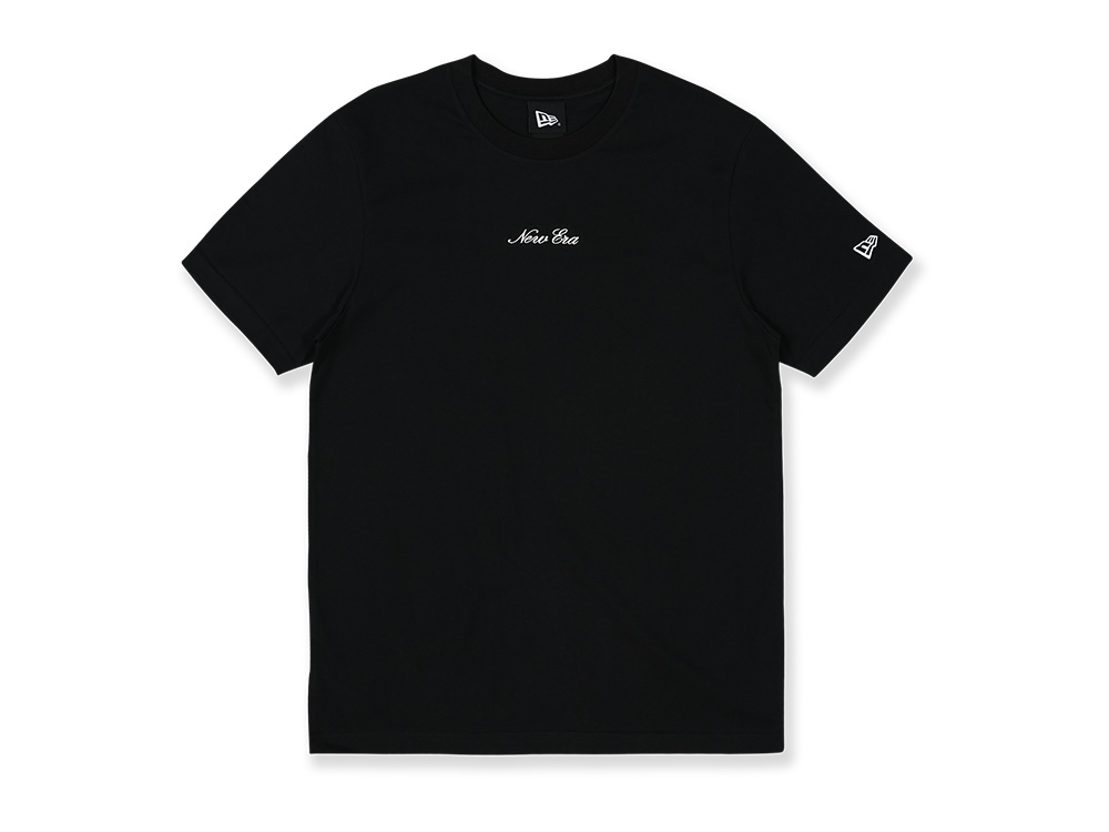 New Era Script Basic Black Short Sleeve T-Shirt | New Era Cap PH
