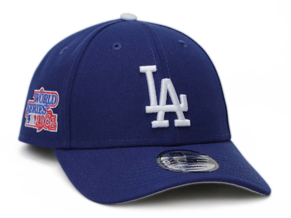 Los Angeles Dodgers MLB World Series Side Patch Dark Royal 9FORTY ...