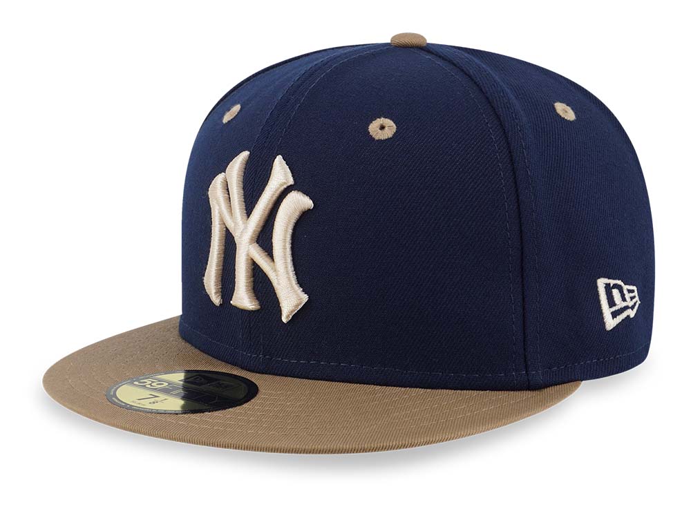 New York Yankees MLB Cooperstown Oceanside Blue 59FIFTY Fitted Cap ...