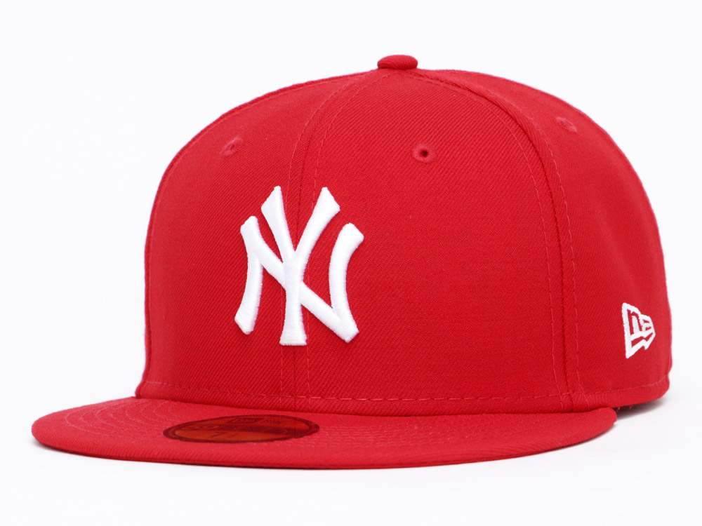 New York Yankees MLB AC Perf Scarlet 59FIFTY Fitted Cap (ESSENTIAL ...