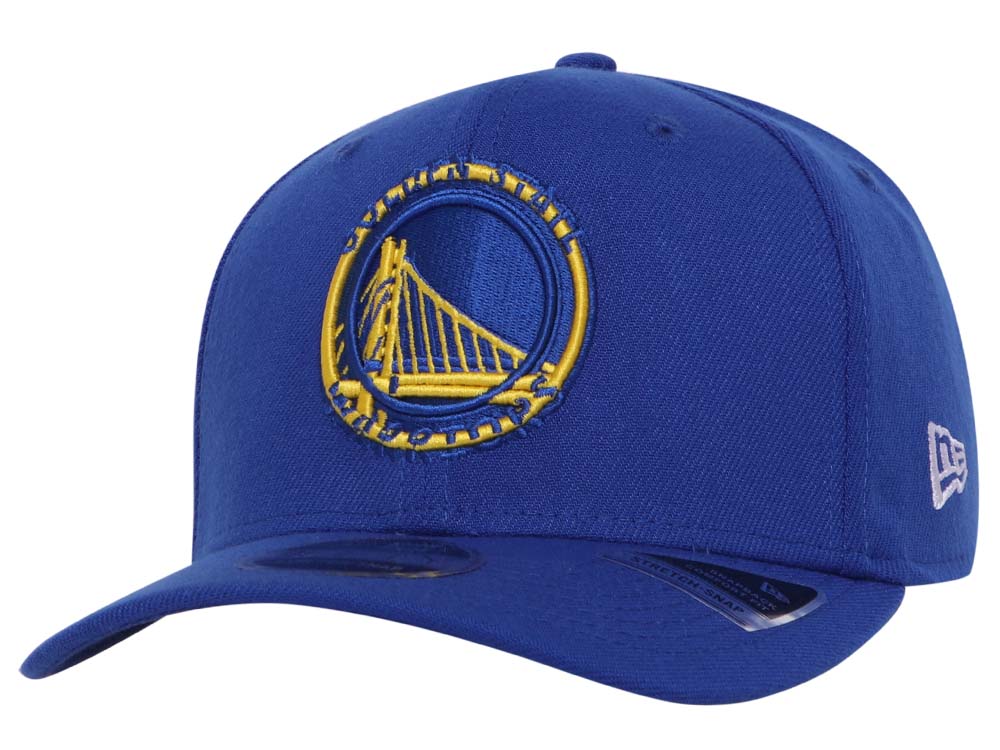 Golden State Warriors NBA Logo Pair Medium Blue 9FIFTY Stretch Snap Cap ...