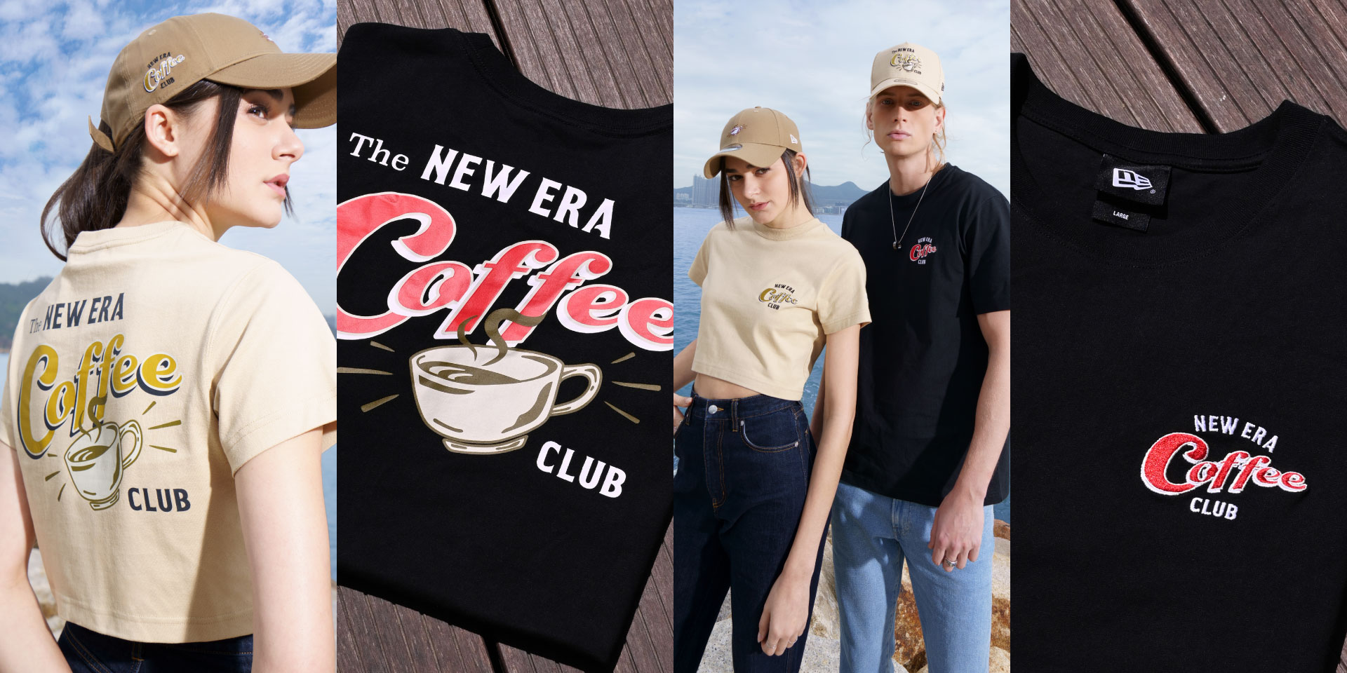 New Era Logo Throwback T-Shirt Large