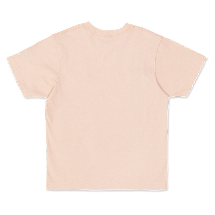 New Era Chain Stitch Heart Blush Sky Short Sleeve Women T-Shirt