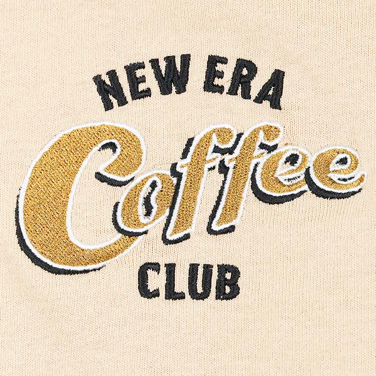 New Era Morning Club Coffee Club Oat Milk Short Sleeve Crop Top T-Shirt