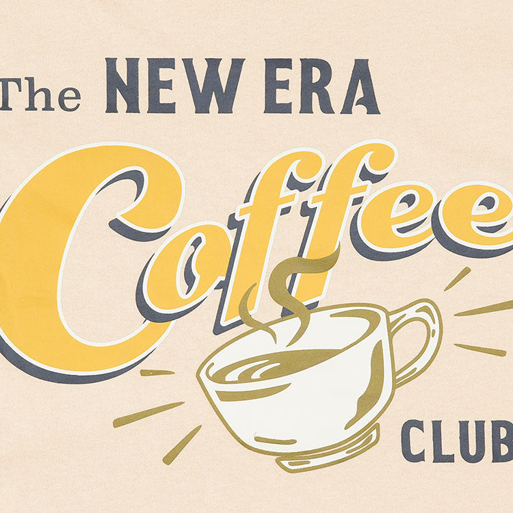 New Era Morning Club Coffee Club Oat Milk Short Sleeve Crop Top T-Shirt