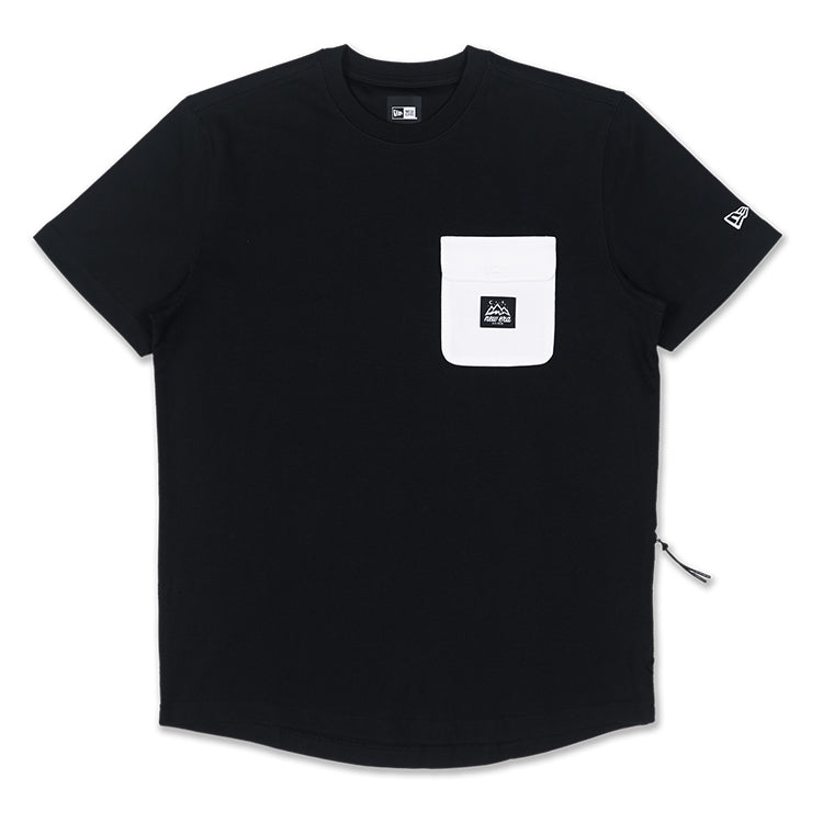 New Era Logo Sunglass Holder Black Short Sleeve T-Shirt