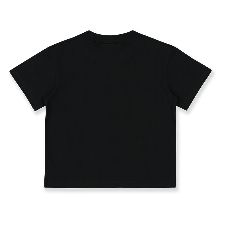 New Era Script Basic Black Short Sleeve Kids T-Shirt