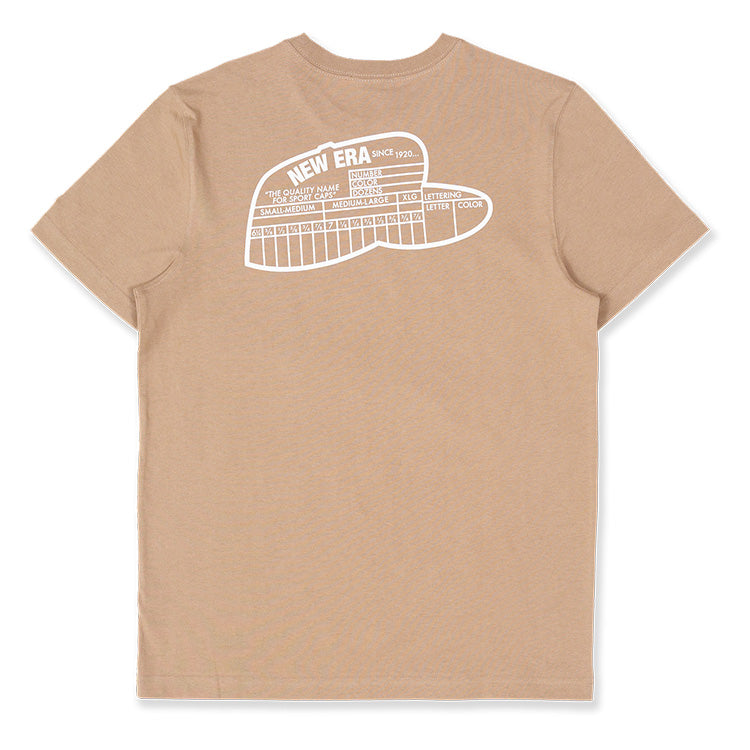 New Era Retro Cap Khaki Short Sleeve T-Shirt