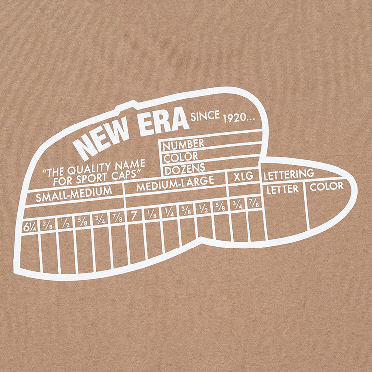 New Era Retro Cap Khaki Short Sleeve T-Shirt