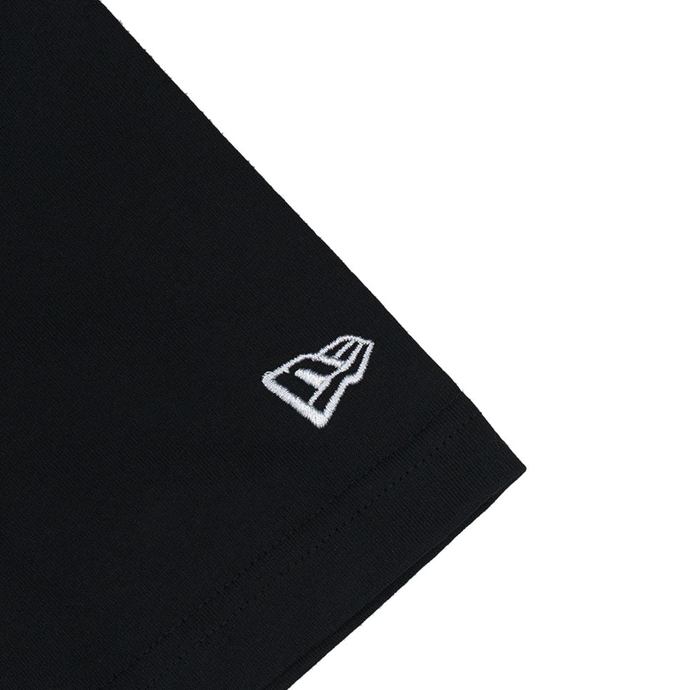 New Era Label Print Black Short Sleeve T-Shirt