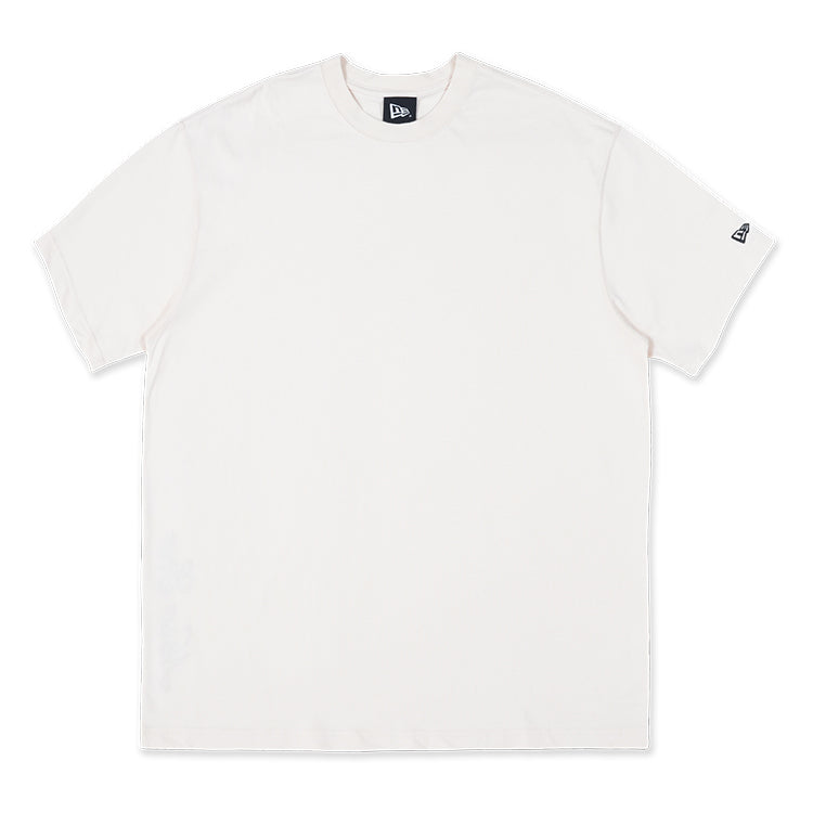 New Era Basic Light Cream Oversized Short Sleeve T-Shirt